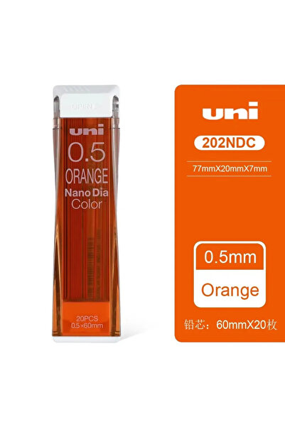 Choice Orange Japan Uni Nano Dia Color 0.5-202NDC Colored Mechanical Pencil L...