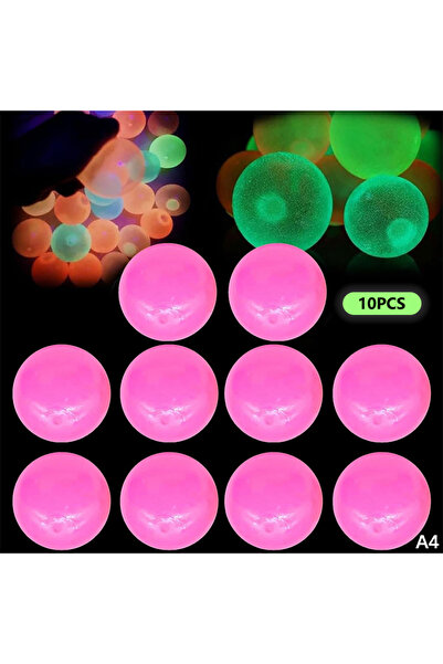 choice2 A4 Glow-in-the-Dark Sticky Ceiling Balls 5/10Pcs Sticky Glows Balls F...