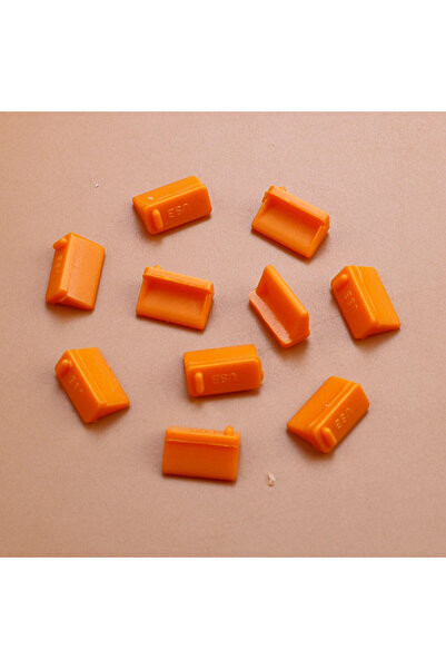 Choice Orange JCD 10PCS USB Type A Female Anti-Dust Plug Stopper Cap Cover Pr...