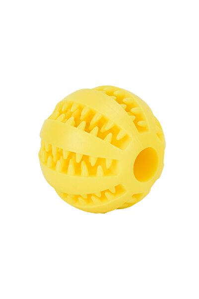 Choice 5cm YELLOW Dog Ball Toy, Dog Food-Leaking Toy, Chew Toys For Dog, Mola...