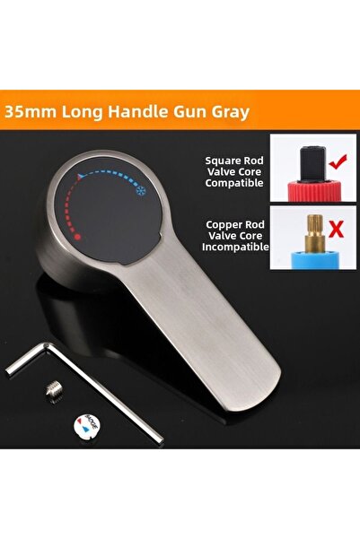 Choice1 Square Rod Handle 35mm Size Faucet Valve Core 2 Way Watersaving Repla...