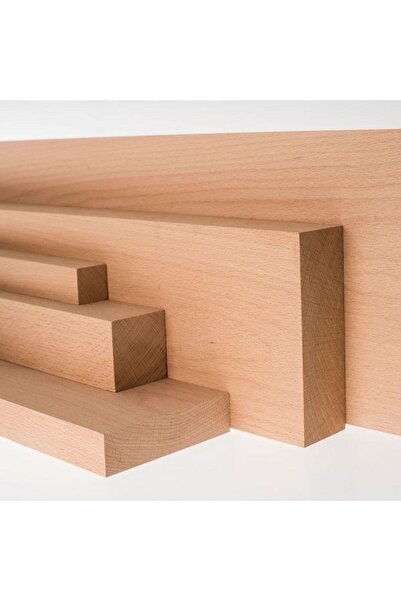 iAhşap (1x1 cm x 150 cm 12 Adet) Gürgen Kereste Ahşap Çıta Taslak Tahta ve Blok