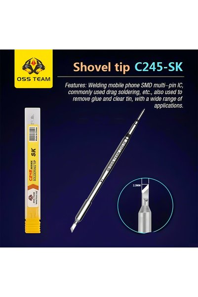 Choice11 رؤوس لحام دقيقة للغاية من سلسلة C245-SK OSS C115 C210 C245 لأجهزة ال...