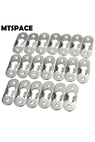 Choice MTSPACE 20pcs/Set Picture Hangers 44mmX16mm Metal Keyhole Hanger Faste...