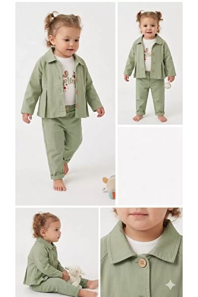 Generic Brand 6-24 Months 3-Piece Baby Set with Jacket and Pants