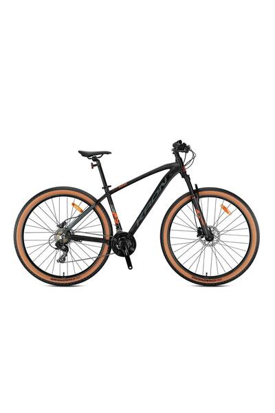 Kron 27.5J XC 100 HD 21V DAĞ BİSİKLETİ - MAT SİYAH TURUNCU FÜME - 43 KADRO