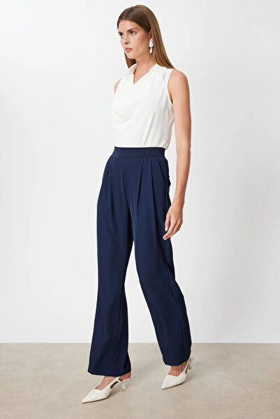 On Fashion On Beli Elastic Pleated Trousers-76105