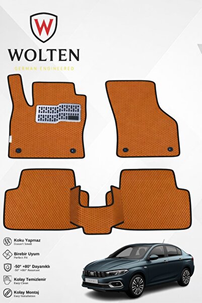 w wolten german engineered EGEA SEDAN-FİAT-(2015-2026) İÇİN EVA İÇ PASPAS TAK...