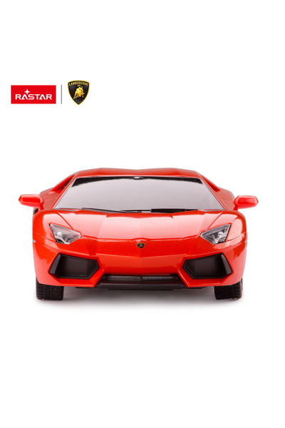 Rastar MASINA CU TELECOMANDA LAMBORGHINI AVENTADOR GALBEN CU SCARA 1 LA 24