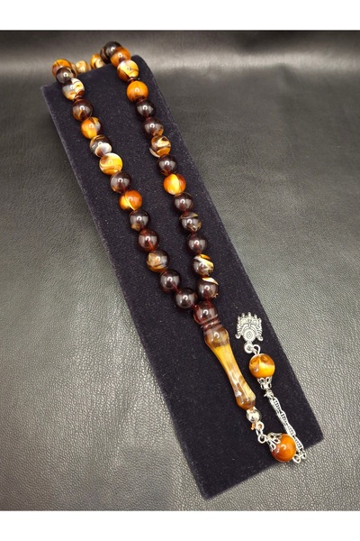 Han Ticarethane Μωσαϊκό Σχέδιο Πορτοκαλί Χρώμα Σφαιρικό Κομμένο σε Σκόνη Κεχρ...