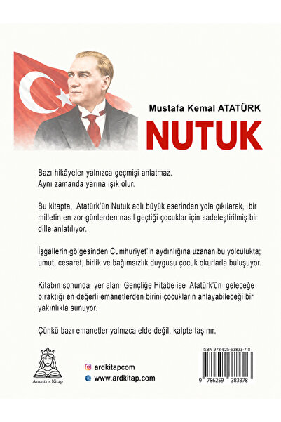 Amastris Kitap Çocuklar için Nutuk ve Gençliğe Hitabe