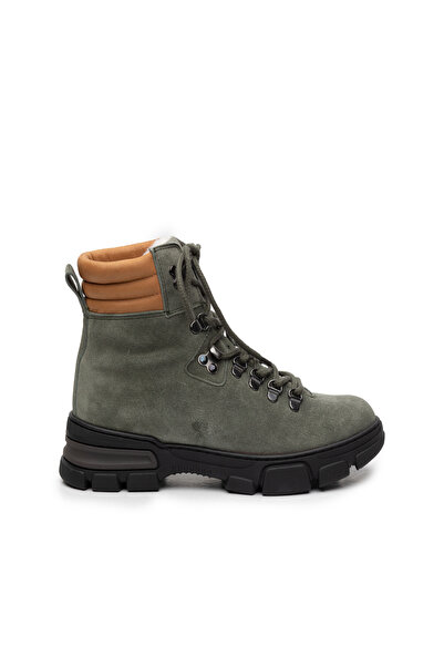 UrbanShoes Women's boots made of genuine Leather , Leofex - 269 Velvet green
