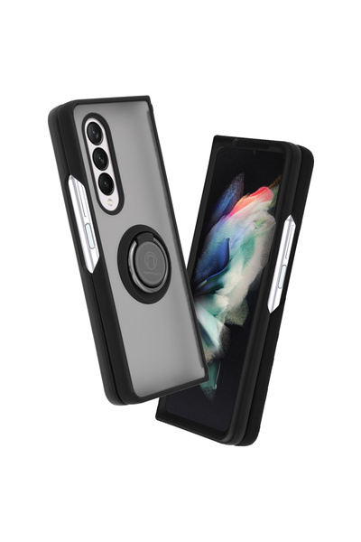 Techsuit Husa pentru Samsung Galaxy Z Fold3 5G, Glinth, protectie antisoc, negru