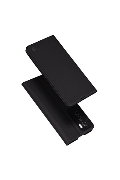 Techsuit Husa pentru Oppo Reno12, Magskin Book, protectie antisoc, negru