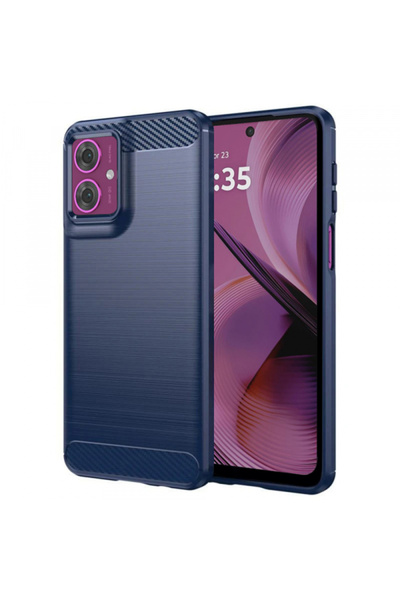 Techsuit Husa pentru Motorola Moto G55, Techsuit, Carbon, Albastra