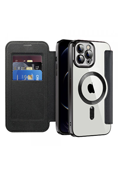 Techsuit Husa MagSafe pentru Apple iPhone 12 Pro Max, Techsuit, SmartMag Book...