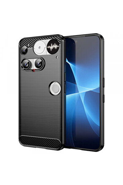 Stef's Cat Husa pentru Nothing Phone (3), Stef's Cat, Carbon, Neagra