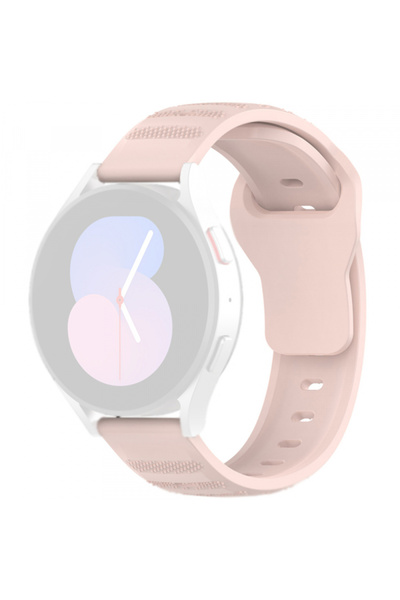 Techsuit Curea W050 pentru Samsung Galaxy Watch / Huawei Watch Series, 20MM, Roz