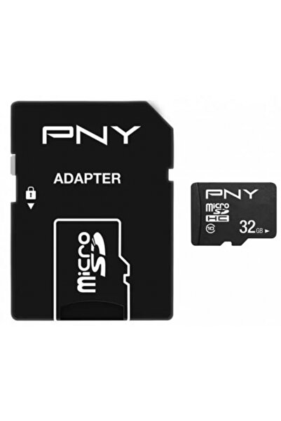 PNY Card de memorie microSDHC Performance Plus, 32GB, Clasa 10, Cu adaptor P-...