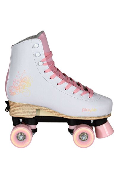 PLAYLIFE Κλασικά ρυθμιζόμενα πατίνια σε χρώμα απαλό ροζ