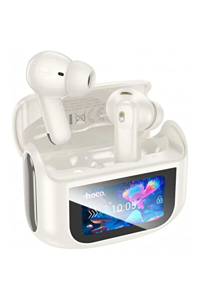 hoco. Handsfree Bluetooth HOCO EQ21, TWS, ANC, Alb