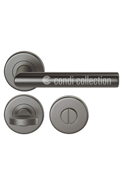 Condi Collection 101 PVD Füme Wc Paslanmaz Çelik Kapı Kolu