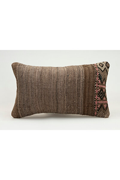 Kilim Whole Sale غطاء وسادة مصنوع يدويًا من السجاد القديم، صوف، 30x50 سم