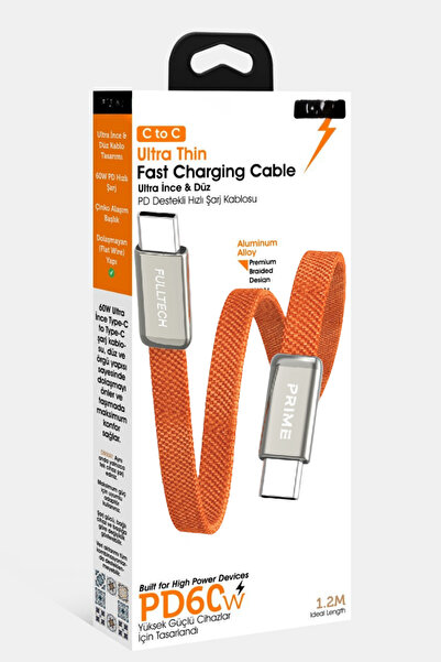 Vetech 1.2 Metre Premium Şarj Kablosu Samsung, Xiaomi, İphone 15/16/17 Huawei Uyumlu Type-C to Teype-C Kablo