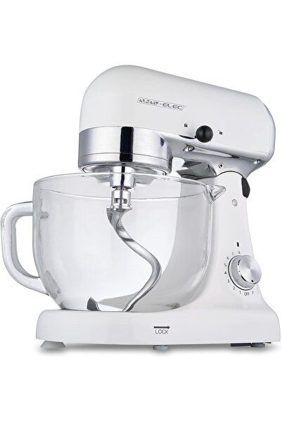 Generic Electric Stand Mixer with Glass Bowl from Al Saif, 5 Liters, 1000 Wat...