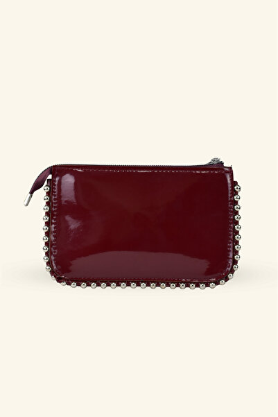 birizmoda Mini torba sa perlama - bordo crvena