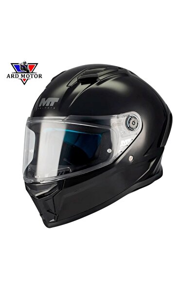 MT Helmets STINGER 2 PURE A1 PARLAK SİYAH KAPALI KASK