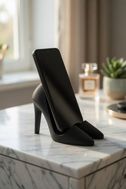 MYCRAFT3D Topuklu Ayakkabı Telefon Standı – Dekoratif Telefon Tutucu