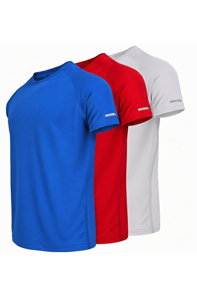 Karatopak 3-Pack of Quick-Dry Athletic Technical Sports T-Shirts