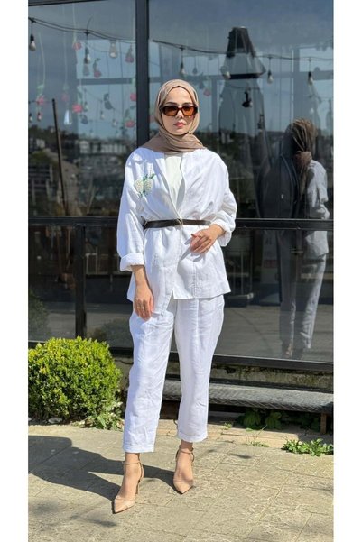 VUU Linen Kimono Set Tk7006