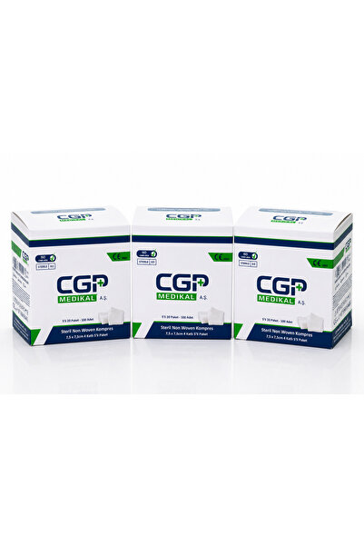 cgp medikal can güven park Non-woven Steril Gazlı bez Gaz kompres 7,5x7,5 300...