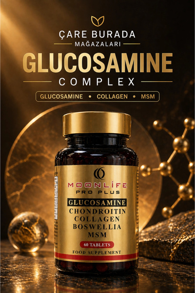 Çare Burada Moonlife - Glukozamin, Kondroitin, Sülfat Kapsül 60 Adet (Glukoza...