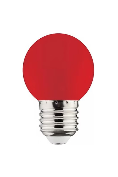 PUFFIN 1 W Kırmızı Renkli Led Gece Lambası Ampulü