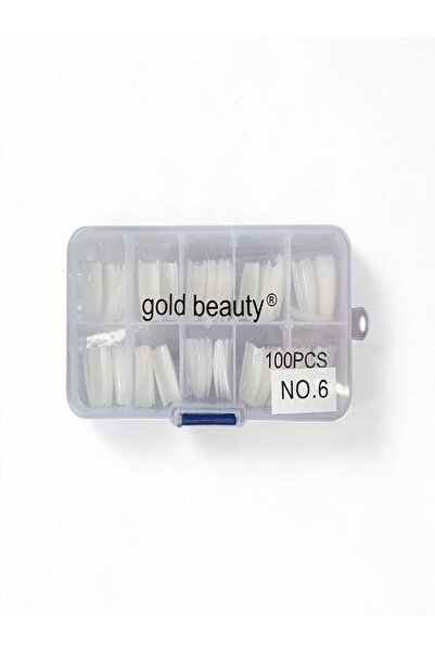 UP NAIL PROFESSIONAL Tek Numaralı Tips No:6 Kemik Renk Avantajlı Paket (5 Kutu)