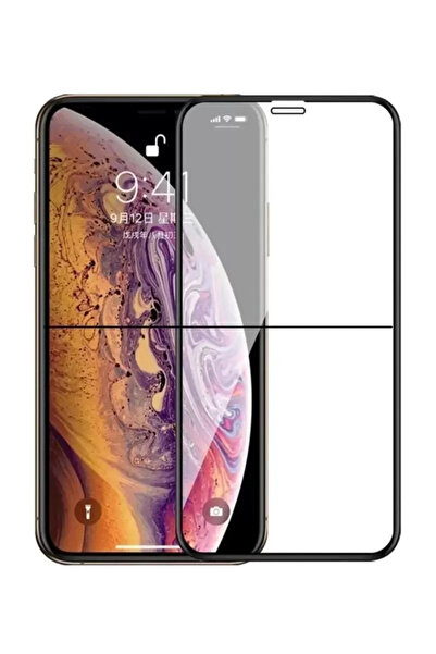 Mestore واقي شاشة متوافق مع هاتف Iphone 11 9d بتغطية كاملة بدون بصمة الإصبع