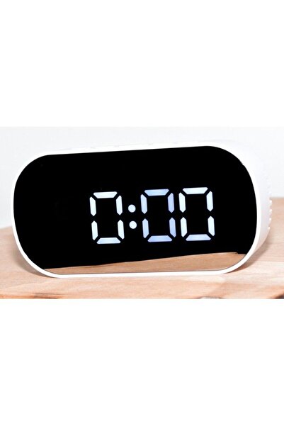 Stef's Cat Ceas Digital Oglinda 6506 cu Led Alb,