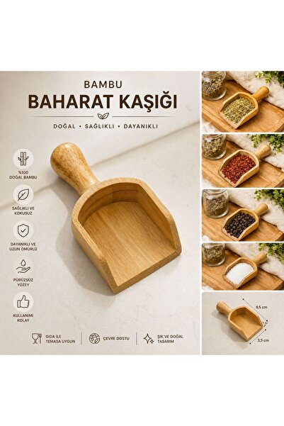 Coşev Bambu Baharat Kaşıgı