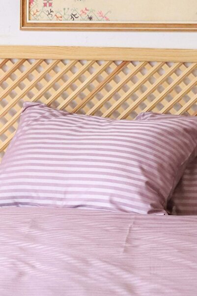 Generic 3-Piece Striped Fitted Bedsheet Set, Deep Pocket 15–35cm, Hotel Style...