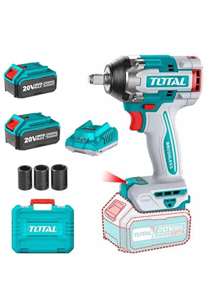 TOTAL TIWLI2050E Akülü Somun Sıkma 1/2" 500 Nm
