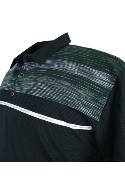 tambattal Tricou pentru bărbați mărime mare, cu guler polo, culoare roșu claret, cu imprimeu Bibanal.