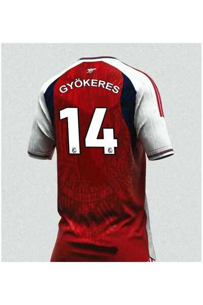 BREATHLESS Arsenal 2025-26 Yeni Sezon Viktor Gyökeres Özel Konsept Forması (K...