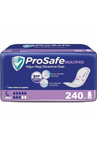 PROSAFE Multiped Lohusa & Mesane Pedi Normal Gece 240 Adet