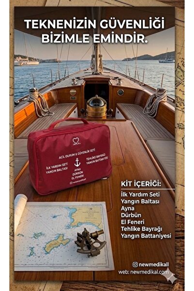 NEW TEKNEDE ACİL DURUM GÜVENLİK SETİ KIRMIZI