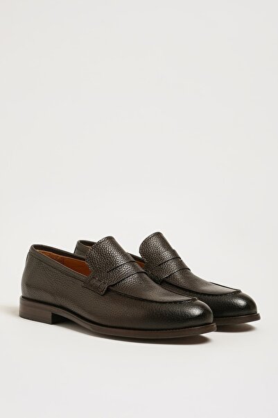 Faruk balkanas Bernard Model Genuine Floater Leather Neolithic Sole Loafer Shoes