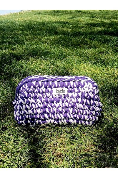 Beril Yamaç Design Studio BYDS Χειροποίητη Πλεκτή Τσάντα Μακιγιάζ Clutch Port...