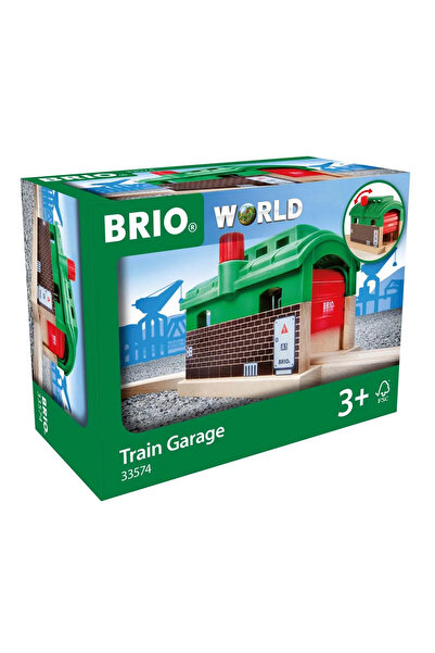 RAVENSBURGER Set Brio Garaj de tren 4080301-0150, verde